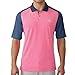 Adidas Golf Men's ClimaCool Aeroknit Polo - US M - Mineral Blue/Shock Pink