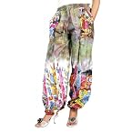 Ofo Designer handloom weaved multi color cotton harem SRS2032