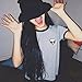 Women Cute Stripe Short Sleeve O Neck Gray Crop Top Tee Tshirt