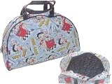 Betty Boop Large Handbag Tote Travel Bag-baby Blue