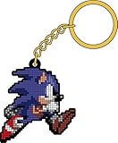 ソニック・ザ・ヘッジホッグ ソニックピクセルラバーキーホルダーA