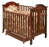 Stork Craft Angelina 3-in-1 Crib with Drawer in Cherry