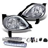 05-06 Honda CR-V OEM Style Clear Fog Lights + LED Bumper Lights by Eautolight