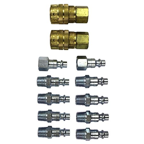 Milton s-210 1/4" npt m style coupler and plug kit…