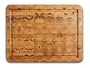 Proteak Teak Cutting Board Rectangle 16-by-12-by-2-Inch with Juice Canal, End Grain