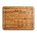 Proteak Teak Cutting Board Rectangle 16-by-12-by-2-Inch with Juice Canal, End Grain