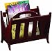 Coaster Magazine Rack, Cherry