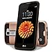 LG K7 Case, LG Treasure LTE Case, LG K8 Case, LG Tribute 5 Case, LG Escape 3 Case, LG Phoenix 2 Case, Circlemalls Hybrid Shockproof Phone Cover + [HD Screen Protector] And Stylus Pen-Rose Gold