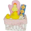 Ducky Themed Baby Gift Basket for a Girl