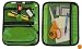 Case-it Pencil Pouch for Binders with 3 Zipper Pockets, Green, 9 inch x 11 inch, PEN-03-GRN
