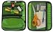 image and picture of Case-it Pencil Pouch for Binders with 3 Zipper Pockets, Green, 9 inch x 11 inch, PEN-03-GRN