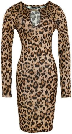VANIUX Keyhole with Metal Buckle Bodycon Pencil Party Dress