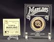 Florida Marlins 24KT Gold Coin in Archival Etched Acrylic Coins - MLB Baseball