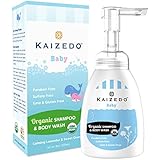 Organic USDA Baby Shampoo & Body Wash. 100% Organic Calendula, Lavender, Coconut Oil and essential oils. Eczema body wash. No parabens, sulfates or dyes.