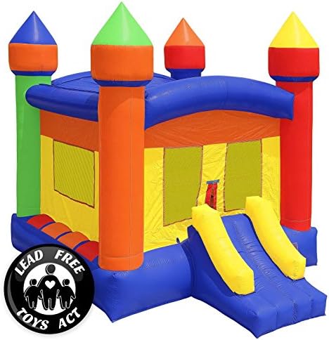 Jump For Joy! 100% Commercial Grade PVC Bounce House - Inflatable Jump Castle with Slide and Blower - CFP