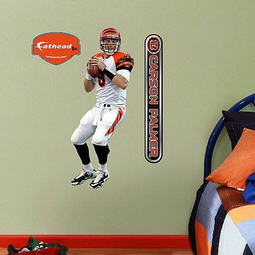 Fathead NFL Cincinnati Bengals Carson Palmer Junior Wall Graphic