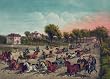 Trotting Cracks (Attempts) on the Brighton Road, Haskell & Allen Lithograph - 16" x 20" - Fine-Art Gicl??e Photographic Print of an Image from the Library of Congress Collection