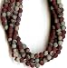 4mm Round Czech Glass Beads - 100pc Matte Ruby Vitral