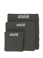 Leitmotiv Juego de Toallas Liso (Humo)