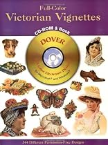 Full-Color Victorian Vignettes CD-ROM and Book