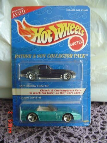 Hot Wheels Father & Son Collector Pack - Split Window Corvette and Custom Corvette