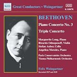 cover of Beethoven: Piano Concerto No. 3; Triple Concerto