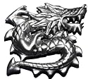 D12 Chinese Dragon Belt Buckle
