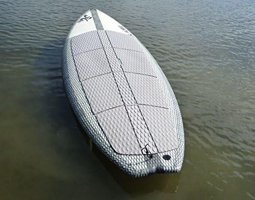 PUNT SURF Paddle Board SUP Traction Pad with 3M Adhesive - 12 Piece Customizable Deck Grip for Any Size SUP. Provides Ultimate Traction and Comfort in Just Minutes. Lifetime Warranty - Guaranteed to Stick on your Paddleboard Forever.