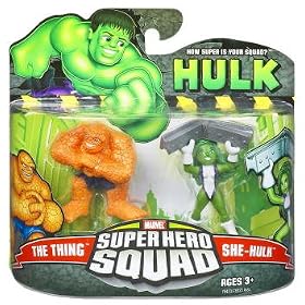 Incredible Hulk Movie Series 2 Super Hero Squad 2-Pack She-Hulk and Thing
