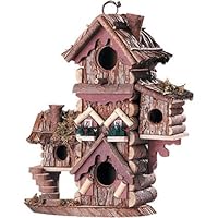 Gingerbread Style Birdhouse Avian Bird House Condo