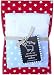 Baby : Set of 2 Cozy Burp Cloths (Red Wagon style)
