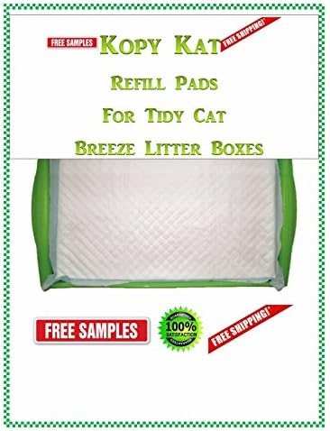 Top Cats 40 Count New Litter Box Pads Highly Absorbent Less Then Half The Cost 16.9 x 11.4 Litter Box Tray Free Samples Available