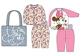 (ディズニー)Disney ベビー 2017年 キャラクターパジャマ2セット入り福袋 トートバック付き【a71f1】 95cm ミニー