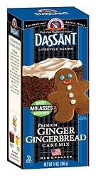 Dassant Ginger Gingerbread Mix, 14 Ounce Boxes (Pack of 6)