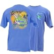 Peace Frogs Adult Peace Surfer Garment Dye Short Sleeve T-Shirt