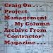 {Spoken Word} My Yardsticks & Metrics For Project Managers Performance