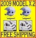 2x J&m 3/4 Helmet Headsets Honda Goldwing Gl1500 Gl1800