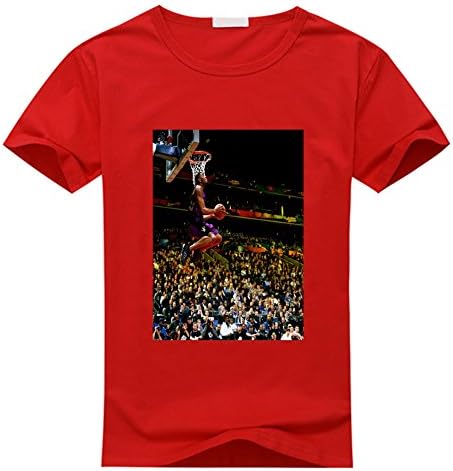 HanjieO Popular Tracy McGrady Short Sleeve T Shirts For Men Medium Red
