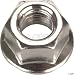 Wheels Manufacturing Axle Nuts With Washer Face 10 x 1 25/Bag Chrome