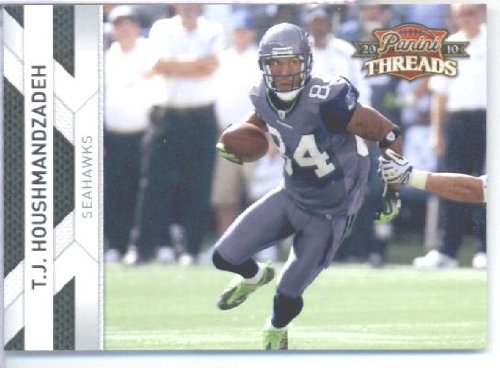 2010 Panini THREADS Football Card #133 T.J. Houshmandzadeh - Seattle Seahawks - NFL Trading Card in Screwdown Case