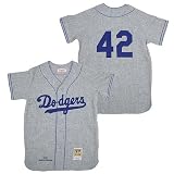 Brooklyn Dodgers Authentic 1955 Jackie Robinson Road Jersey by Mitchell & Ness