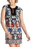 Laundry by Shelli Segal Women's Medallion Border Print Ponte A-Line Dress