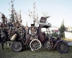 Contraption on Wheels in Alaska - Whimsical 16x20 Photographic Print By Carol M. Highsmith