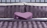 Decor Heart Wedge, Aubergine Velvish