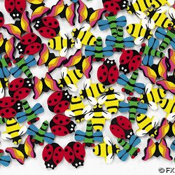 144 Mini Insect Erasers