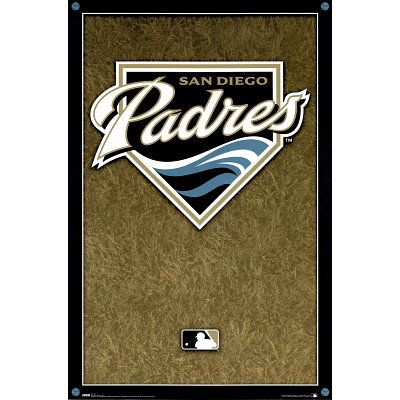 (24x36) San Diego Padres (New Logo) Sports Poster Print