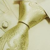 516di3ZobVL. SL160  Yellow Pattern Designer Ties for Men Tgoldenrodyellow Paisley Discount Gifts Discount Silk Neck Tie Cufflinks Set 6628