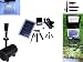 8 Watt Solar Panel POND WATER SOLAR PUMP W/ Battery & Light Module