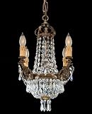 Savoy House Lighting - 2-598701-4-237 - Alexander I 4 Light Chandelier - Bronze Finish with Gold Highlights