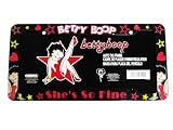 Plastic Glitter Automotive License Plate Frame - Betty Boop Leg Up Star